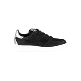 Diadora Black Leather Women Sneaker -   -  Diadora.